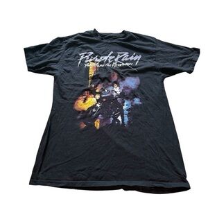 Purple Rein Prince Black Vintage Style Graphic T-Shirt